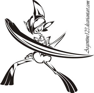 Tribal Gallade Tattoo