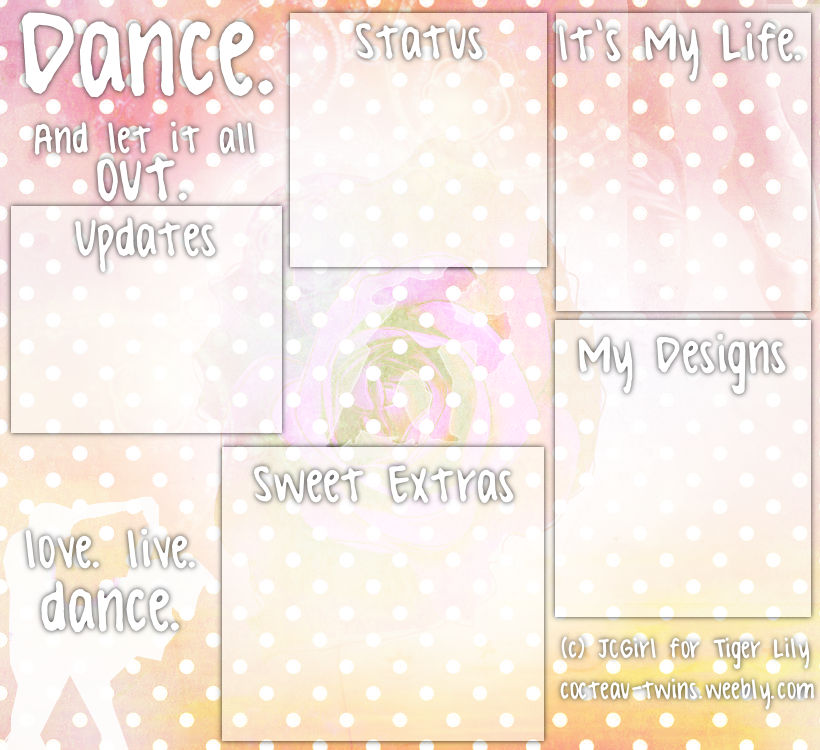 Dance Layout by JCGirl7 on DeviantArt