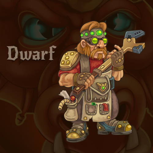 Dwarf, for Dragon's Dungeon RPG