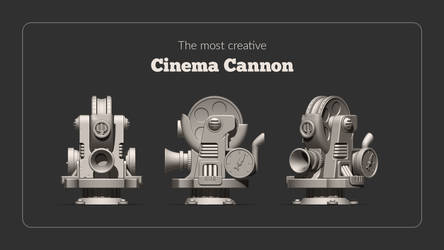 Cinema Cannon 3D Model