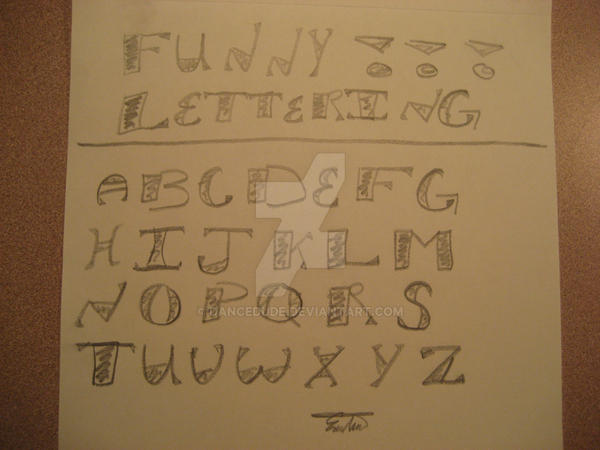 Drool Letters funny letters by dancedude on DeviantArt