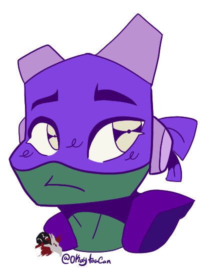 Donnie Rottmnt by OkayToucan on DeviantArt