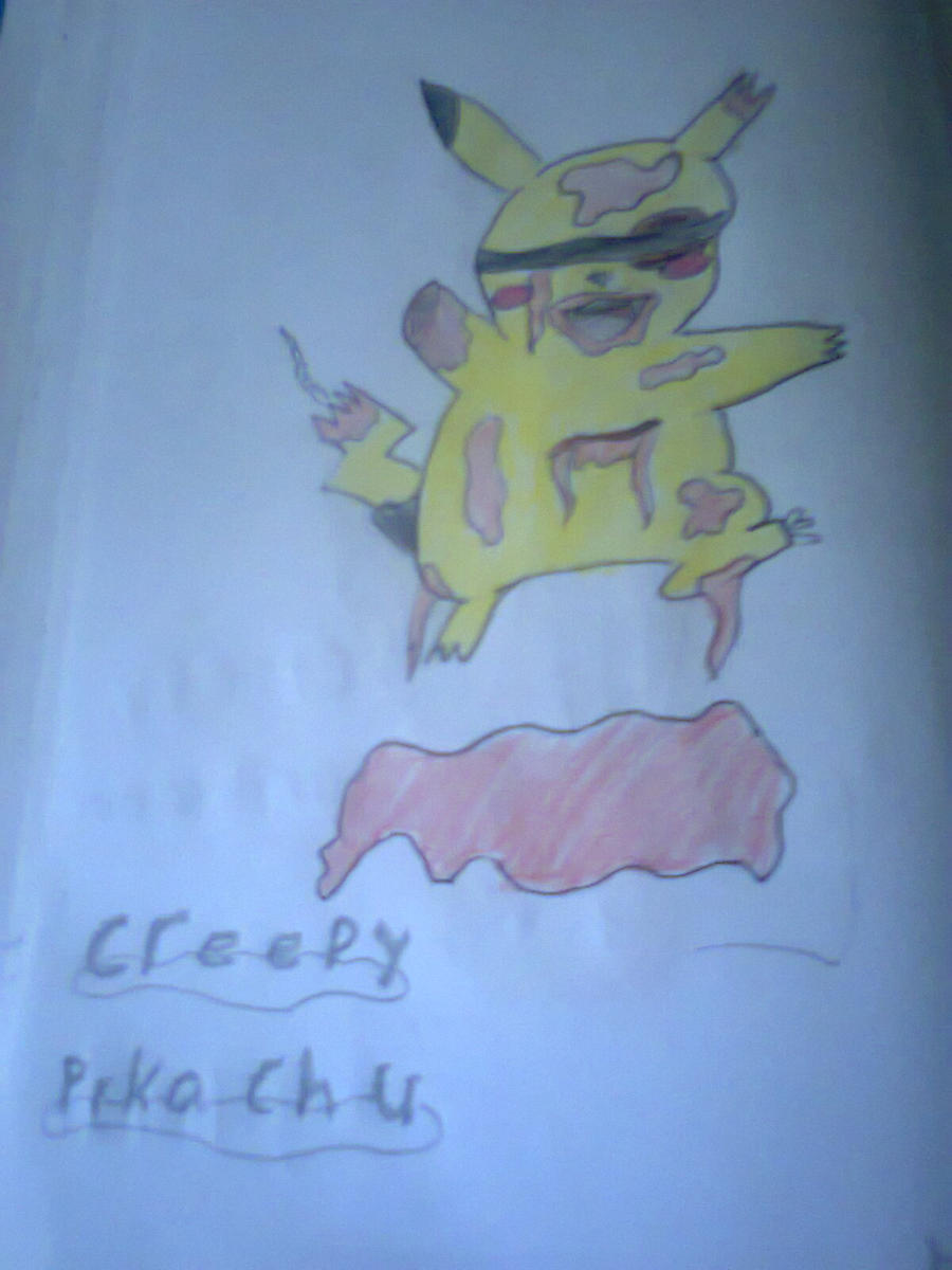 Creepy pikachu by Koiruliini on DeviantArt