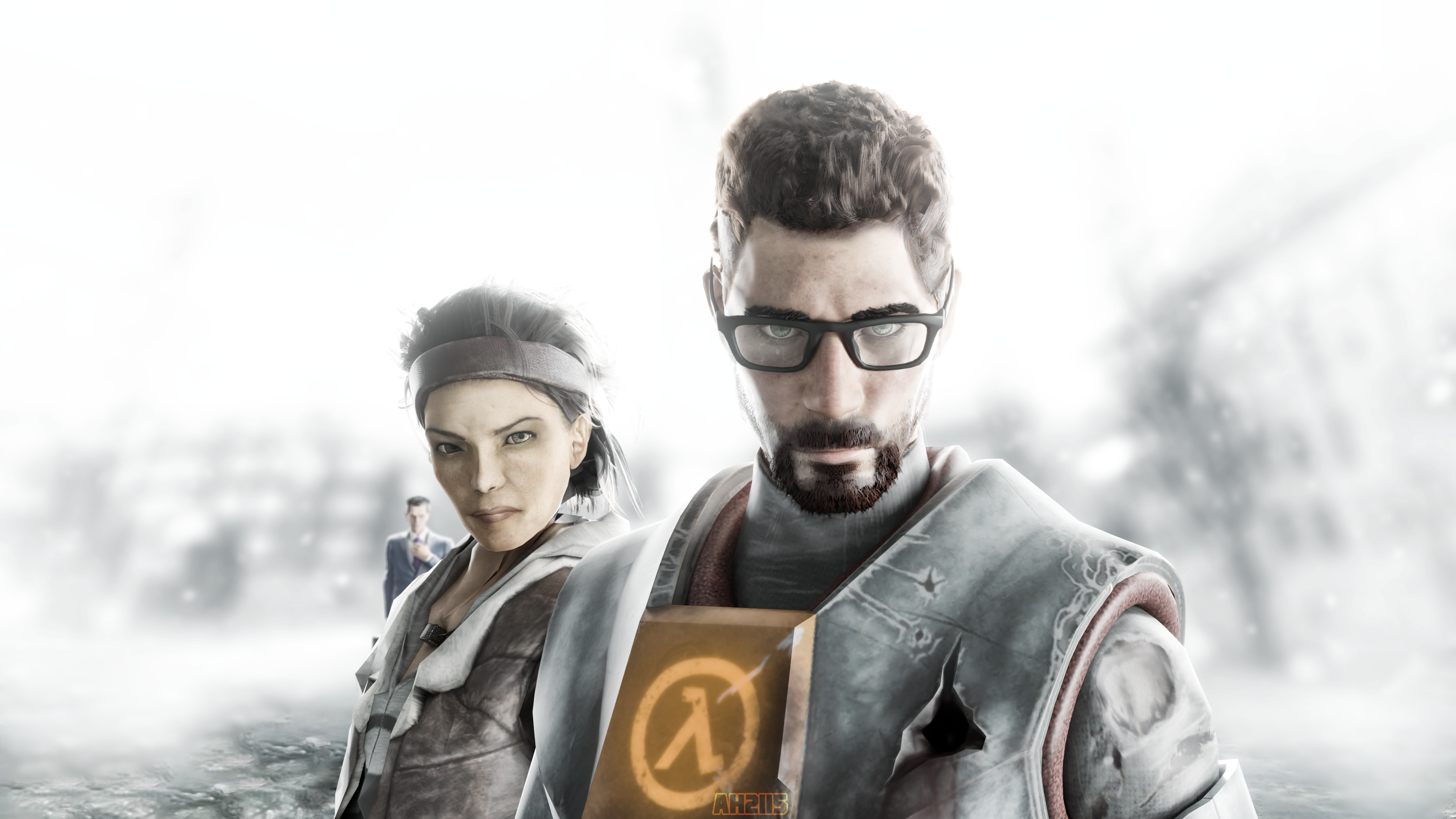 Half-Life 2 Alyx and Dr. Kleiner by edwardzou on DeviantArt