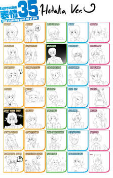 Hetalia Expression Meme