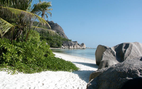 Wallpaper Lonely Beach