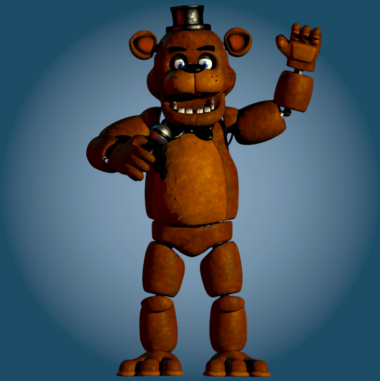 Fnaf 1 Freddy Fazbear Blender Render by JackobMemiarz on DeviantArt