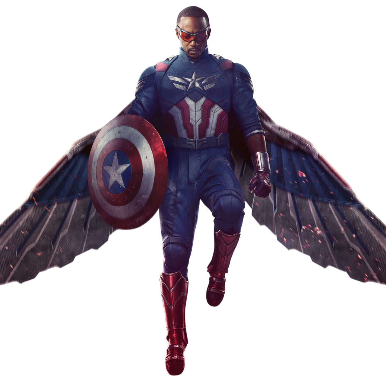 Sam Wilson Sticker Sam Wilson Captain America - Brave New World by GMG616 on DeviantArt