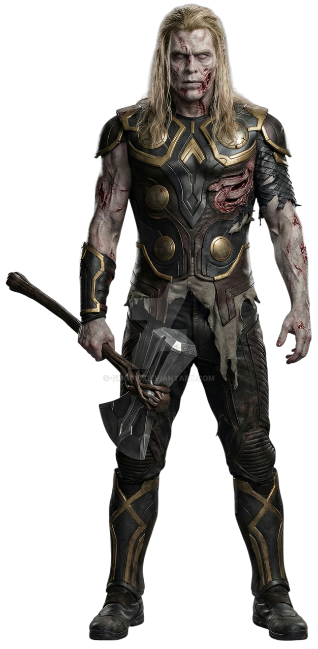 Thor Cod Zombies Thor - Marvel Zombies (Live-Action) PNG by GMG616 on DeviantArt