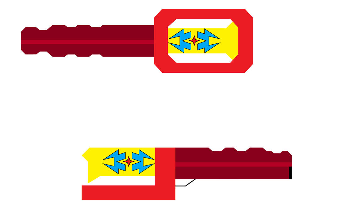 Keyblade A+ Key-gun by dluoc1152 on DeviantArt