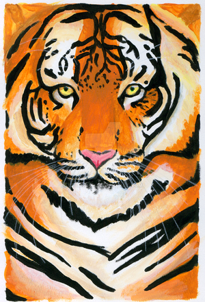 I Painted a Kitty by Bearkata I Painted a Kitty by Bearkata