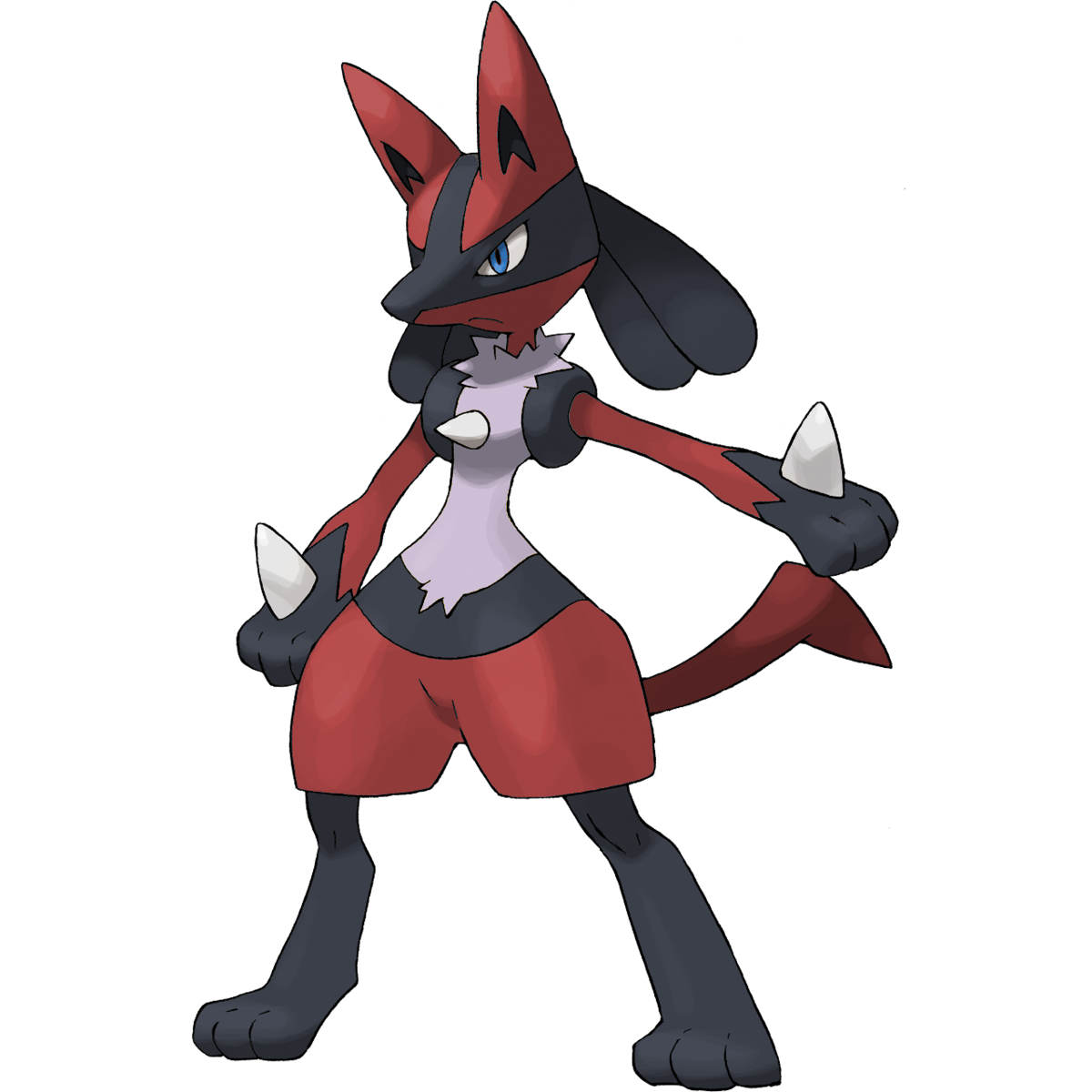 pokedex 448 Lucina anthro Lucario parts 01 shiny V2 by bernardol22