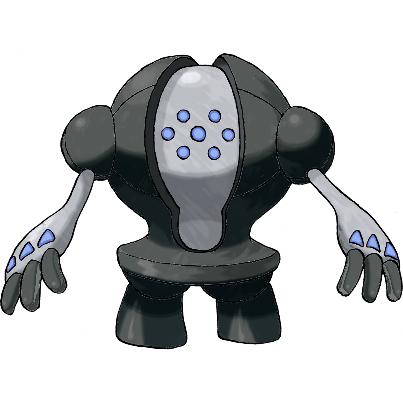 Shiny Registeel (My Version) by Lasercraft32 on DeviantArt