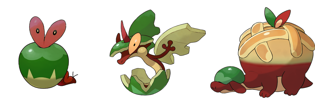 Shiny Applin Evolution (My Version) by Lasercraft32 on DeviantArt
