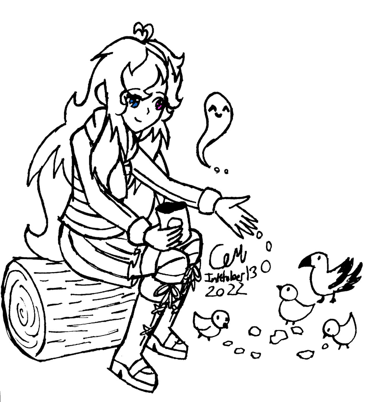 Day 13 Lin Deviantart Day 13 - Kind (Inktober 2022) by Lasercraft32 on DeviantArt