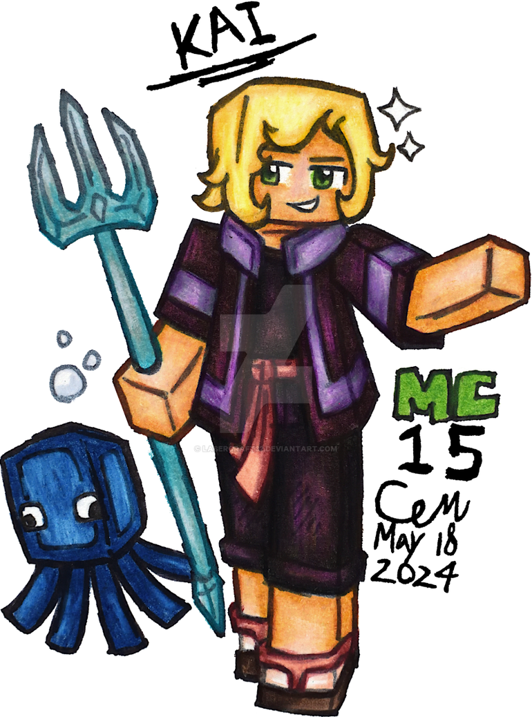 Kai Minecraft 15th Anniversary by Lasercraft32 on DeviantArt