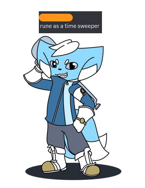 Patreon Drawing- Rune the Time Sweeper by KurtisTheSnivy on DeviantArt