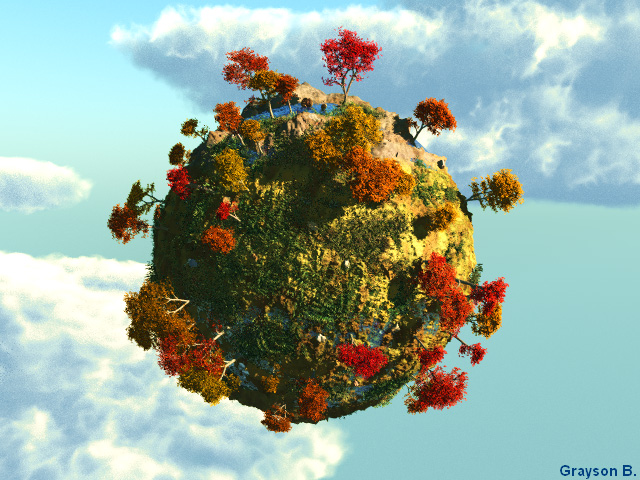 Autumn Planet by LunaNegra