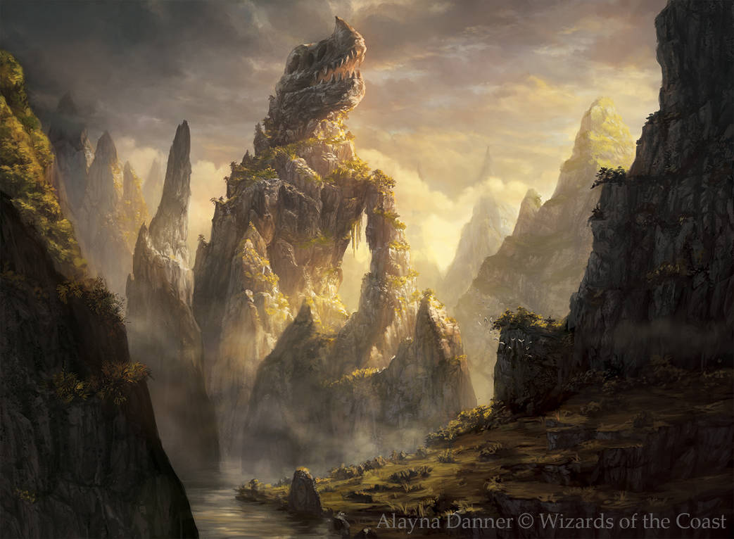 Magic: The Gathering card: Dragonskull Summit by Alayna