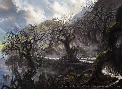 Magic: The Gathering- Swamp for M19 Standard