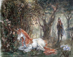 Lonesome Unicorn from Magic:The Gathering Eldraine