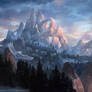 Snow-Covered Mountain from Magic: The Gathering
