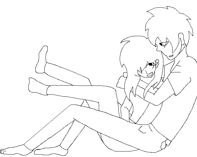 Drawing Base Couple Anime.