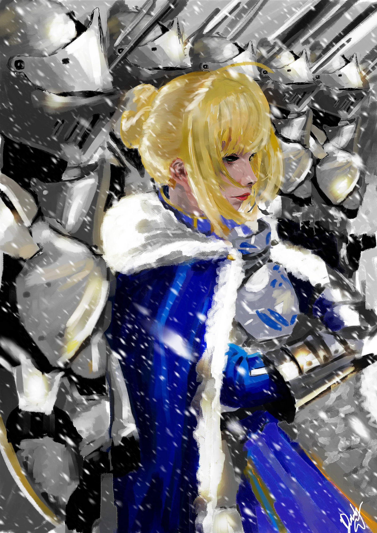 Saber Fate By Hanyudesu On DeviantArt saber-fate-by-hanyudesu-on-deviantart