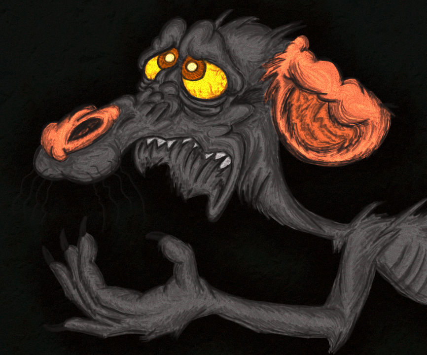 Ugly, dirty, miserable rat by Ripperfangs on DeviantArt