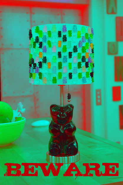 Evil Gummy Bear Lamp by SeddieNinja on DeviantArt