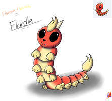 Pokemon Fusion: Flareon + Weedle