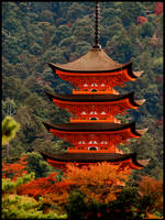 the Miyajima Pagoda