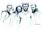 Wolverine And Friends by kleinmeli