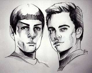 Star Trek - Spock and Kirk