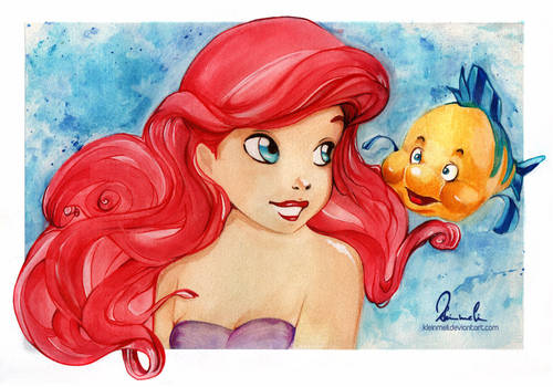 Ariel and Flounder