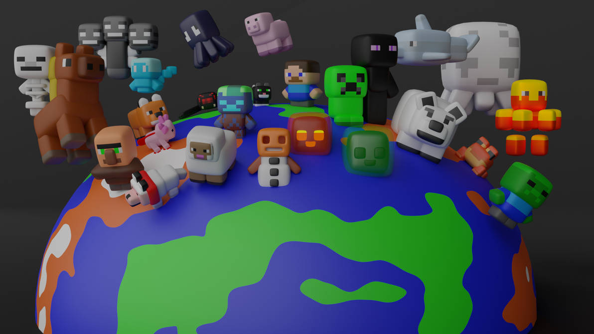 Minecraft but it's more rounded (My Style) PartEnd by MlgxArt on DeviantArt