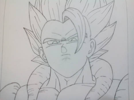 DBZ Super Gogeta (line art)