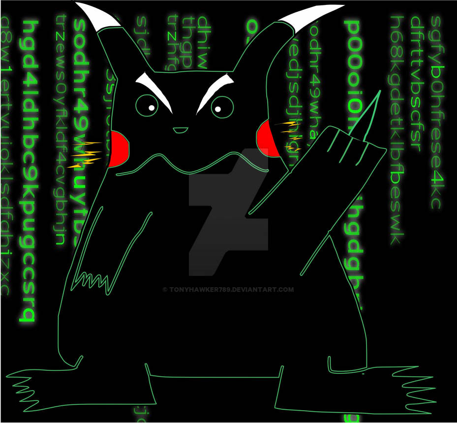 MATRIX Pikachu Pokemon by Tonyhawker789 on DeviantArt