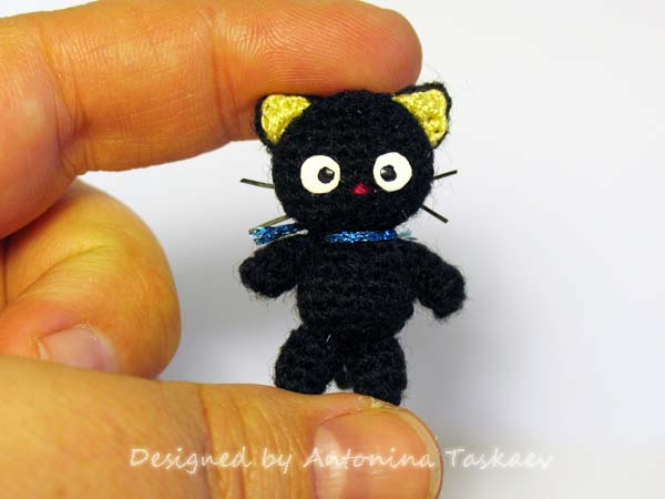 Crocheted  Choco cat