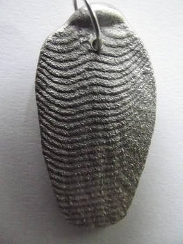 cuttlefish bone pendant