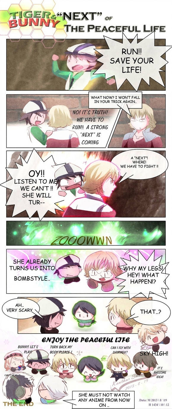 Comic Tiger And Bunny Next Of The Peaceful World By Kauthar Sharbini On Deviantart Comic Tiger And Bunny Next Of The Peaceful World By Kauthar Sharbini On Deviantart