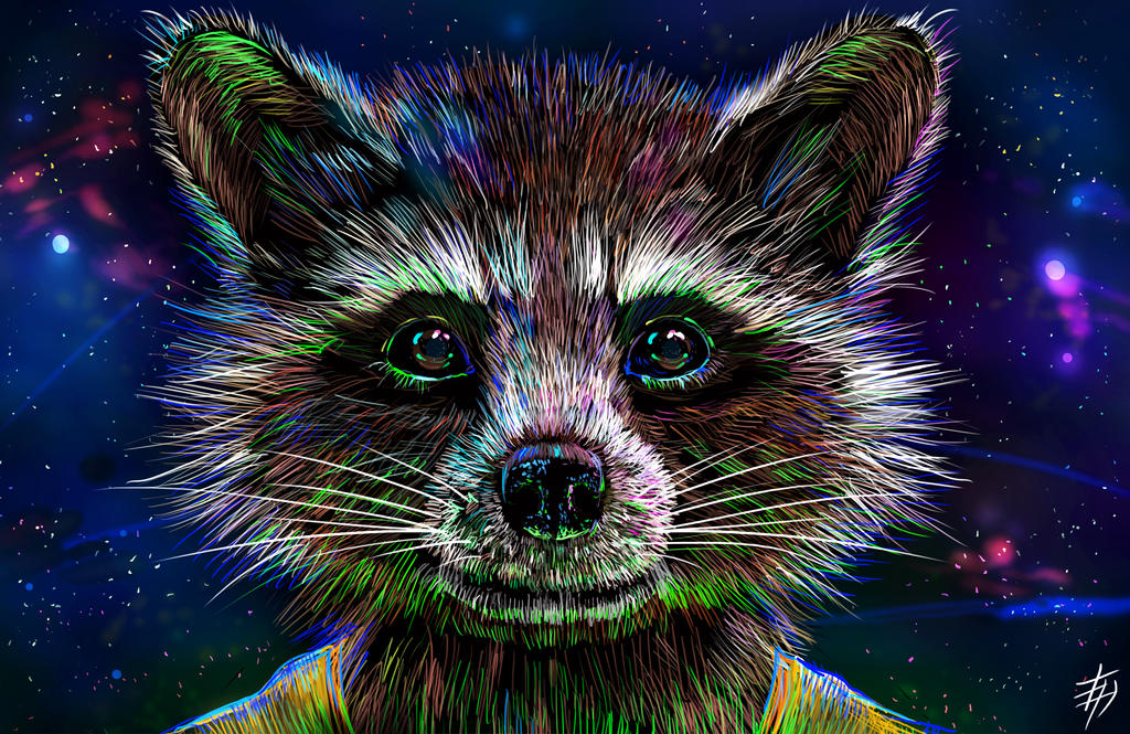 Rocket Raccoon by yesdanel on DeviantArt