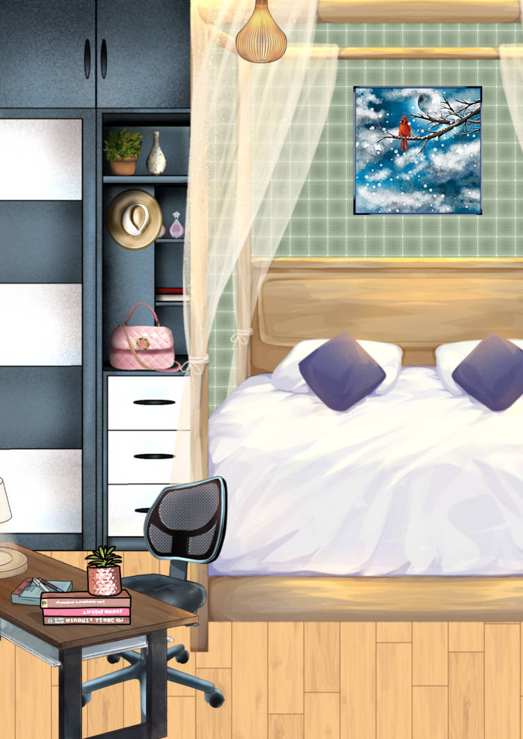 Anime Bedroom Layout