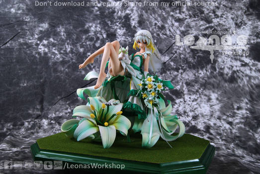 Madonna Lily Resin Figure