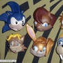 SatAM Freedom Fighters Magnets