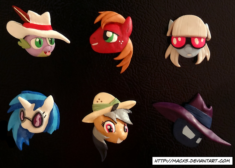 My Little Pony Clay Magnet Set 2