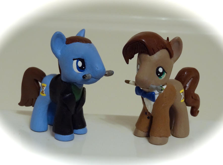 9th and 11th Doctor...Pony'd!