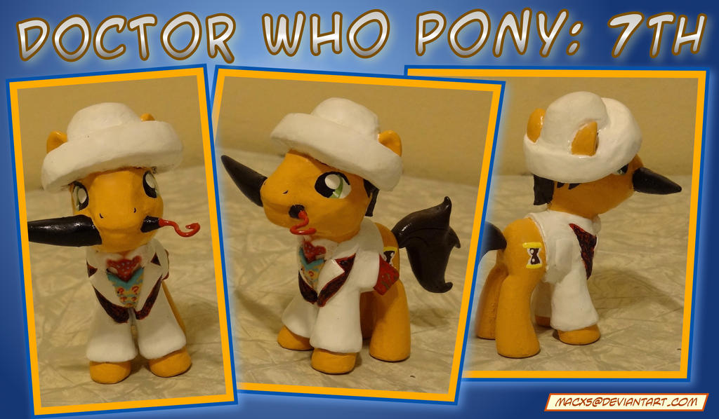 Doctor Who Pony - 7th Doctor