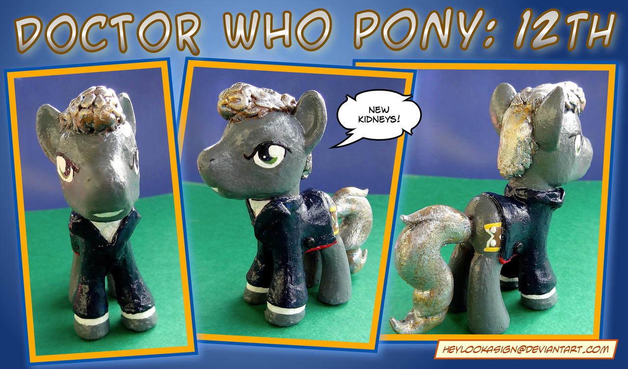 Introducing Peter Capaldi as The Doctor PONY!