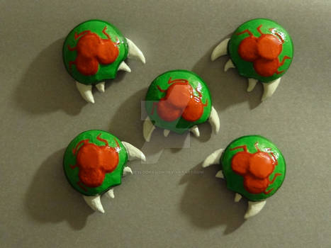 Clay Metroid Magnets